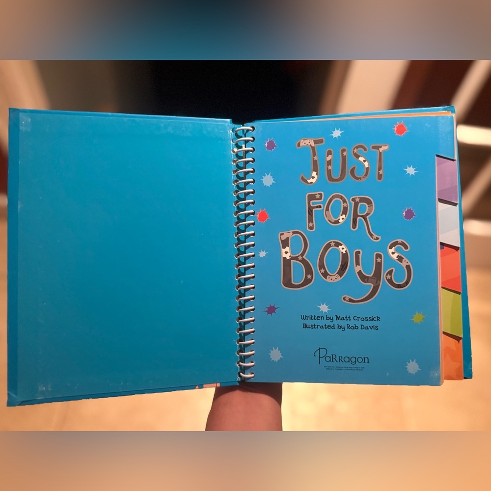 Just For Boys: A Book About Growing Up Hardcover Book - Picture 14 of 15